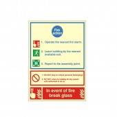 Fire Action - Health and Safety Sign (ACT.03)