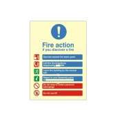 Fire Action - Fire Health and Safety Sign (ACT.15)