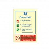 Fire Action - Fire Health and Safety Sign (ACT.18)