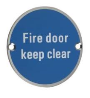 Fire Door Keep Clear &#x28;ARC.69&#x29;