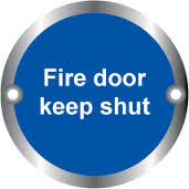 Fire Door Keep Shut- Health & Safety Sign &#x28;ARC.70&#x29;