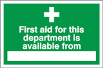 FIRST AID SIGN - HEALTH & SAFETY SIGN (FA.16)