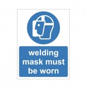 Welding Mask Must Be Worn - Health and Safety Sign (MAP.50)