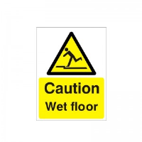 Caution Wet Floor - Health and Safety Sign (WAG.93)