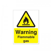 Warning Flammable Gas - Health and Safety Sign (WAG.17)