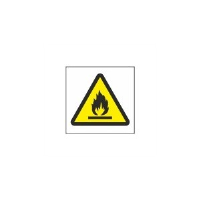 Flammable Symbol (150x150) - Health and Safety Sign (WAG.109)