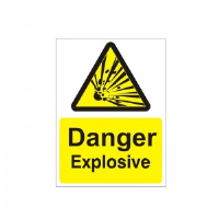Danger Explosive - Health and Safety Sign (WAG.18)