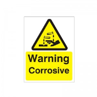 Warning Corrosive - Health and Safety Sign (WAG.22)