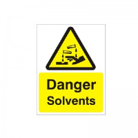 Danger Solvents - Health and Safety Sign (WAG.61)