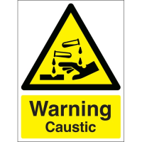 Warning Caustic - Health and Safety Sign (WAG.97)