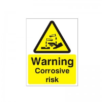 Warning Corrosive Risk - Health and Safety Sign (WAG.99)