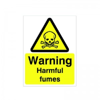 Warning Harmful Fumes - Health and Safety Sign (WAG.10)