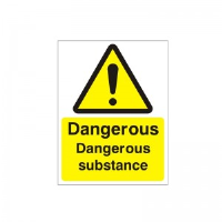 Danger Dangerous Substance - Health and Safety Sign (WAG.57)