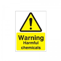 Warning Harmful Chemicals - Health and Safety Sign (WAG.104)