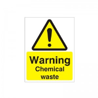 Warning Chemical Waste - Health and Safety Sign (WAG.105)