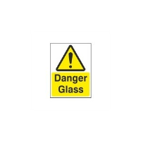Danger Glass - Health and Safety Sign (WAG.39)