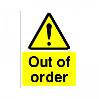 Out Of Order - Health and Safety Sign (WAG.51)