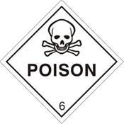 Poison Warning Label (PO52G)