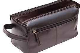 Leather Wash Bags With Company Logo