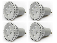 Pack of 4 5W GU10 LED Spotlight