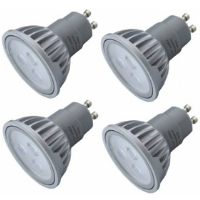 4 Pack of Dimmable GU10 LED spotlight