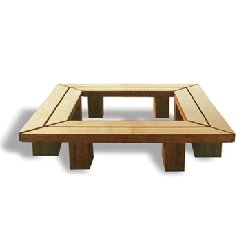 Hexagonal and Octagonal Tree Seat