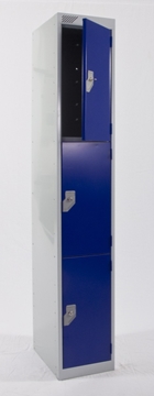 1775mm x 450mm x 450mm Three Door Locker
