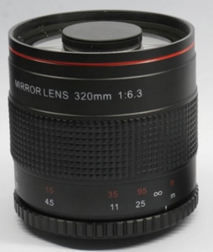 Kelda 320mm f6.3 Manual focus Mirror Telephoto lens for APS
