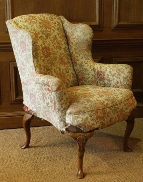 Walnut Wing Chair