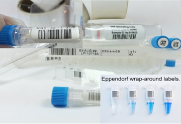Clinical trial and sample ID labels