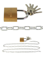 Large Security Chain with Padlock 1.5 metre