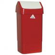 Lucy Swing Bin, 50ltr - Red.