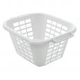 Addis White Square Laundry Basket, 24Ltr.
