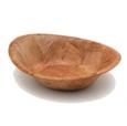 Oval Woven Wooden Bowl 9"