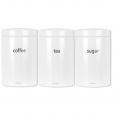 Brabantia White Canister Set.