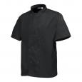 Black Chef Jacket Short Sleeve (S)