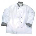 Gingham Trim Chefs Jacket (L)