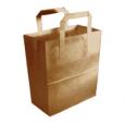 Brown Carrier Bags, 13"x10"x8". (250)