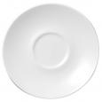 Chruchill White Cappuccino Saucer 6.25"/156mm (24) - (Case of 24)