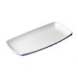 Churchill White X Squared Oblong Plate 11.75"x6"/295x150mm (12) - (Case of 12)