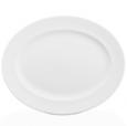 Churchill White Oval Rimmed Dish 14.6"x11.5"/365x293mm (6)