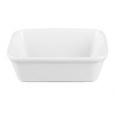 White Rectangle Dish 6.4"x4.75". (12)