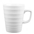 Churchill White Ripple Latte Cup 10oz/280ml (12)