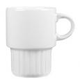 Churchill White Retro Cafe Stacking Mug 13oz/370ml  (12)