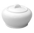 Alchemy White Covered Sugar Bowl 8oz. (6)