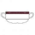 Milan Handled Consomme Bowl 14oz. (24)