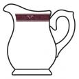 Milan Sandringham Jug 0.25pt. (4)