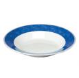 New Horizons Blue Classic Rimmed Soup Bowl 9". (24)