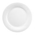 Menu White Mid Rim Plate 10.6". (6x1) - (Case of 6)