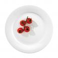 Menu White Mid Rim Plate 10". (6x1) - (Case of 6)